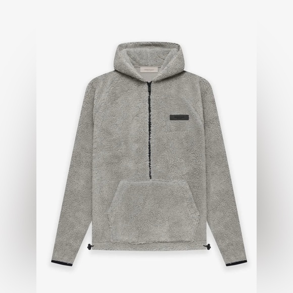 Fear of God Other - Essentials Polar Fleece Half Zip Hoodie
